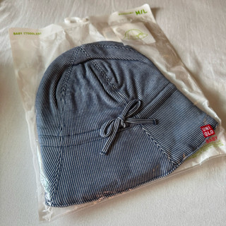 【全新】Uniqlo 藍色條紋帽 49-53cm