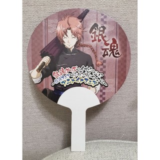 銀魂 神威 紙厚立牌扇 紙扇 圓扇 日版