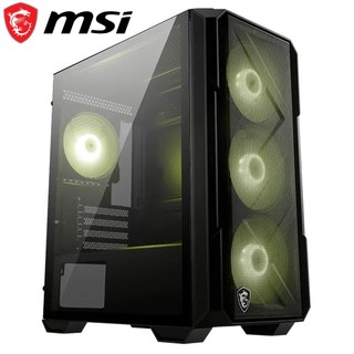 【MSI 微星】MAG Forge 120R AIRFLOW 玻璃透側機殼 (ATX/內建風扇前3後1/網孔面板)