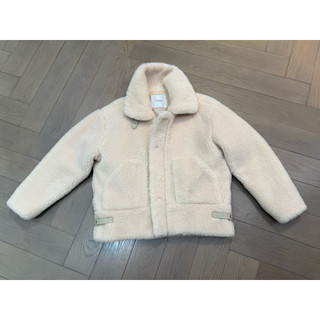 日本品牌 emmi 立領羊羔毛外套 (Stand Collar Boa Blouson)。尺寸free