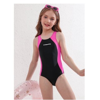 ✨全新【Summer love夏之戀】女連身泳衣/大兒童泳衣/青少年泳裝(155-160CM)(附泳帽)