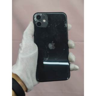 背蓋裂痕螢幕黑線 Apple IPhone 11 128G 蘋果手機 二手手機 黑色 iPhone11