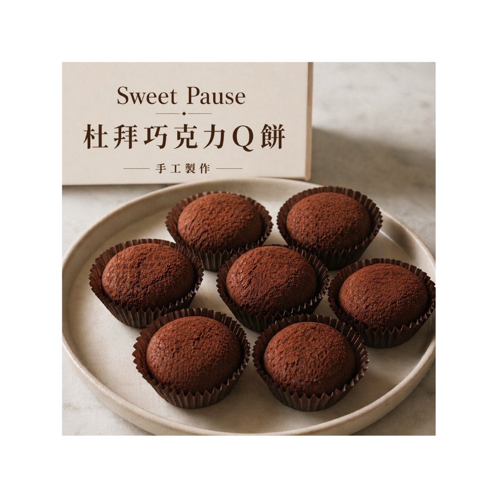 Sweet Pause☕️🍪手工✨杜拜巧克力Q餅✨超商/宅配🚚 接單後製作