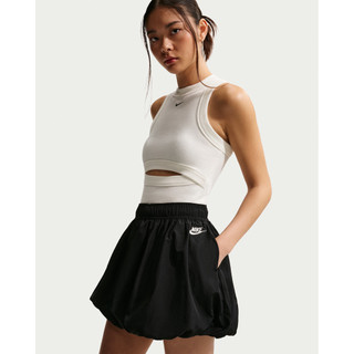 Threeⓖ🧸NIKE SPORTSWEAR 寬鬆泡泡裙 蛋糕裙 澎澎裙 短裙 迷你裙 女款 黑色 IQ0062-010