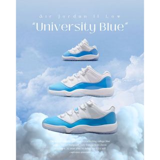 [罐頭選貨] Air Jordan 11 Low University Blue 北卡藍 FV5104-100 男女