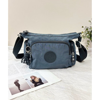 公司貨附發票 Kipling 霧灰藍迷你牛角包-GABBIE MINI KPKI305783Y10