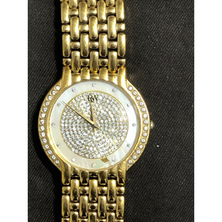 RAYMOND WEIL 雷蒙威 滿天星鑽錶 18k包金 瑞士製
