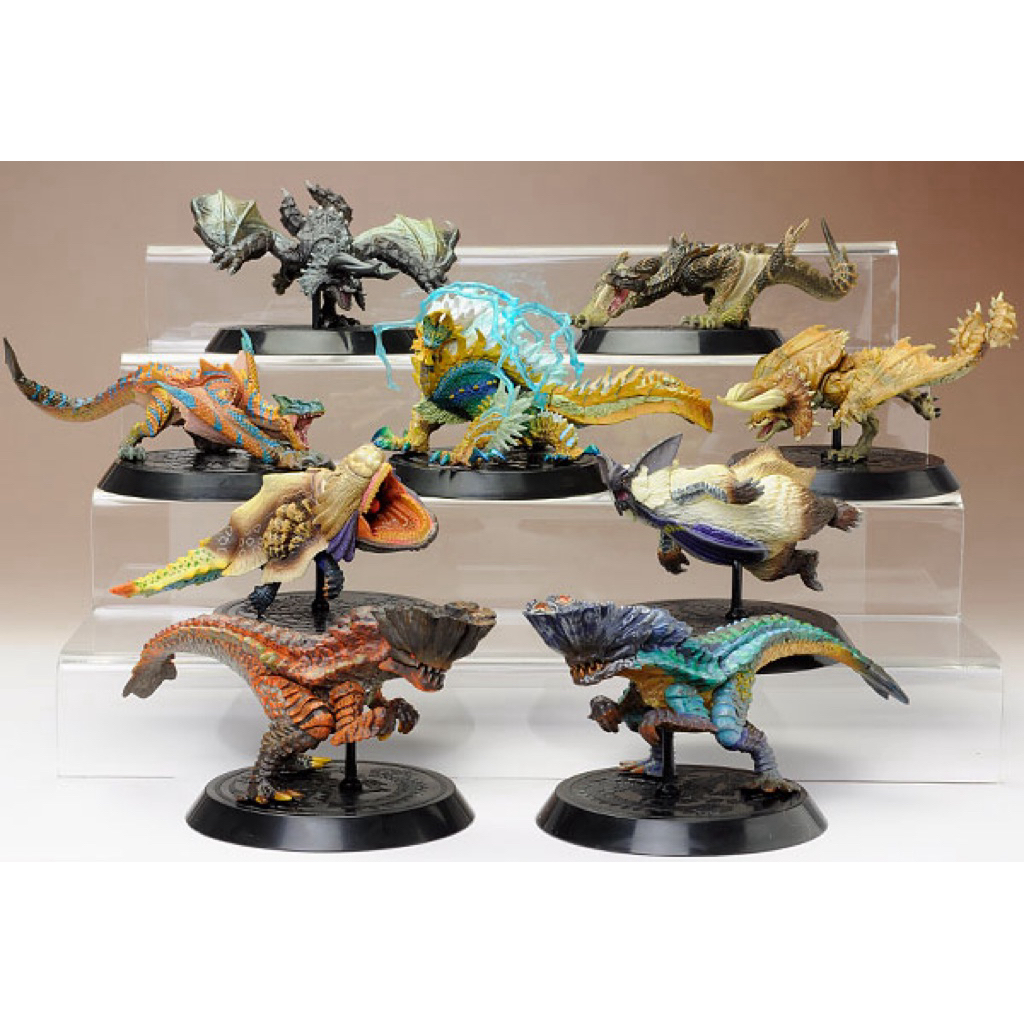 稀有絕版 正版新品 魔物獵人 盒玩 公仔 CFB vol.2 vol.3 雷狼龍 轟龍 角龍 CAPCOM