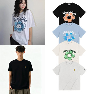 【現貨/免運】小飛人 Wacky Willy 經典款 小飛人新標 圓領純棉 短袖上衣 簡約百搭 寬鬆 男女同款 情侶款