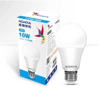 ADATA 威剛 LED球泡燈 10W 大角度照明 全電壓100~240V 白光