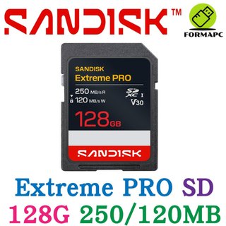SanDisk Extreme PRO SDXC SD 128G 128GB U3 V30 4K 250MB 高速記憶卡