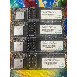 宇瞻 Apacer 256G PCIe 2280 m.2 SSD 固態硬碟