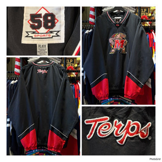 古著二手復古 美式 街頭 運動 熱身防風Vintage Sport Jersey Warm up 冰球衣 LS05