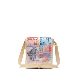 【Herschel】官方直營 單肩包 郵差包 設計款斜背包 淺卡其 11600-07703-OS00F