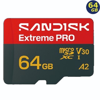 SanDisk 64G 64GB microSD extreme Pro 200MB SDSQXCU-064G 記憶卡
