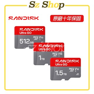 SanDisk Ultra Go microSDHC UHS-I (A1) 512 / 1TB / 1.5TB 記憶卡