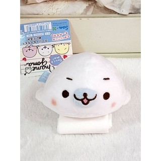 (C款) 2017年 San-x Mamegoma 小海豹系列 (白色) 海豹 布偶 玩偶 掌心娃娃