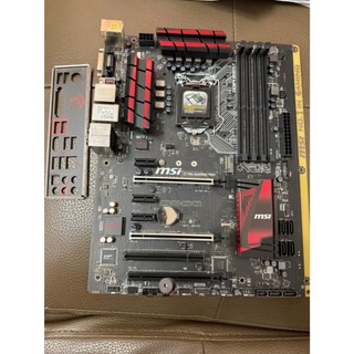 微星 MSI Z170A GAMING PRO 第6、7代主機板/附擋板/二手良品