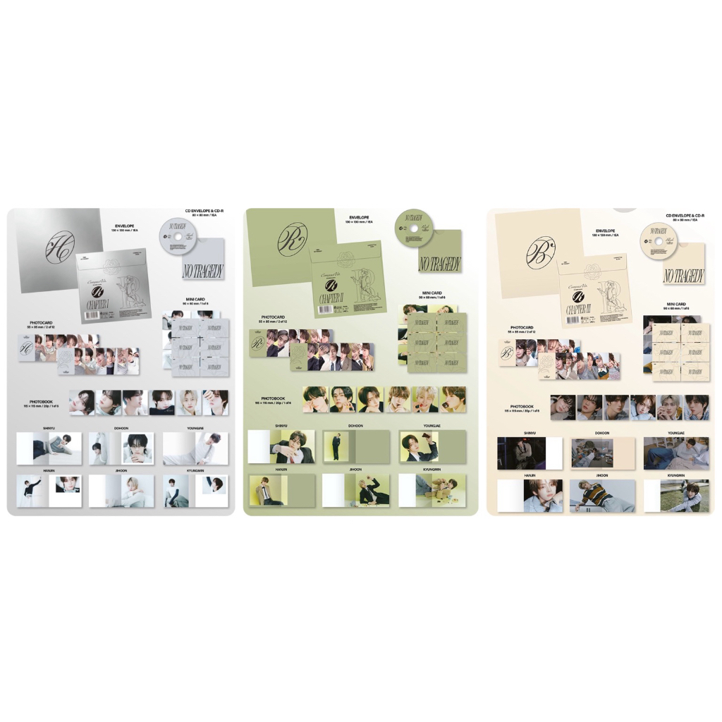 正版現貨_TWS_NO TRAGEDY (COMPACT Ver.)_PHOTO CARD_成員小卡