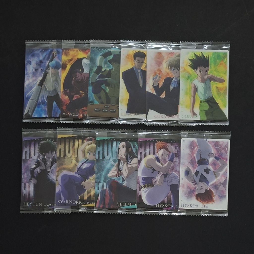 【HUNTER×HUNTER｜餅卡】第3彈 N卡區｜單售 小傑 酷拉皮卡 雷歐力 西索 伊耳謎 俠客 飛坦 凱特 蟻王