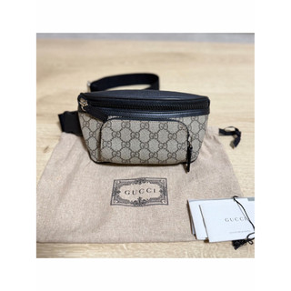 GUCCI GG Supreme 印花 PVC 皮革 腰包 胸口包 胸包 斜背包