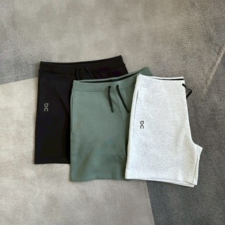 「現貨」On 昂跑 26ss 反光LOGO 厚磅 單邊雙層口袋拉鍊 棉感短褲【加州歐美服飾】 #0800439-440