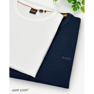 【New START精品服飾-員林】現貨 Boss 立體小字母 竹節棉 素T 短袖上衣 短T