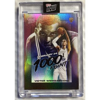 妮可日貨 NBA 2024 TOPPS NOW 原封殼 RC 馬刺隊 VICTOR WEMBANYAMA 斑馬 狀元