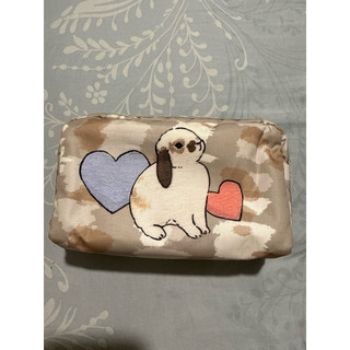Lesportsac 中號兔子圖案 化妝包/收納包