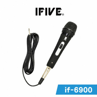 【IFIVE】專業級『有線麥克風』(if-M6900) 3米、5米專用線 專業收音頭 非公規產品