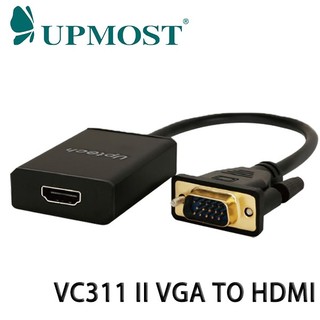 【3CTOWN】含稅 Uptech VC311 II VGA TO HDMI 影像轉換器 VGA 15公-HDMI母