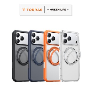 TORRAS 圖拉斯｜Ostand R Magnetic 相機按鍵旋轉支架防摔手機殼 iPhone 17系列