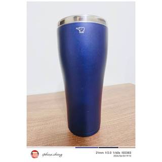 二手 ZOJIRUSHI 象印 不鏽鋼真空保溫杯 SX-DD60-AD-琉璃藍 600ml
