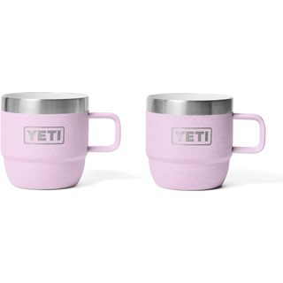 （免運費）YETI Rambler 6 盎司（約 170.1 毫升）可堆疊馬克杯，陶瓷不銹鋼，真空隔熱咖啡杯，一組2 入