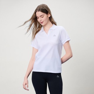 GIORDANO 女裝涼感防曬V領短袖POLO衫 05316376