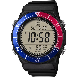 CASIO 卡西歐 可樂圈 10年電力大螢幕運動電子錶 手錶 AE-1700H-1A2V 開學季禮物