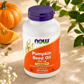 iherb NOW Pumpkin Seed Oil，南瓜籽油，1000mg 100粒