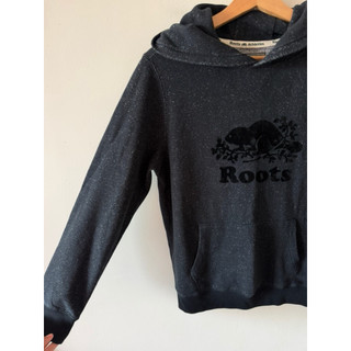 專櫃正品 Roots 經典款 胸前大Logo 海狸🦫長袖 連帽 上衣 帽T 大童XXL號 13-14y(155/80)