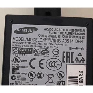 二手原廠SAMSUNG三星 35W 交流適配器 A3514_DPN 電源 14V 2.5A 變壓器/電源供應器