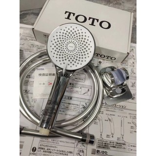 【全新】日本TOTO增壓蓮蓬頭花灑超強大出水花灑淋浴噴頭浴室熱水器家用淋雨手噴手持花灑4模式噴植蓮蓬頭軟管套裝