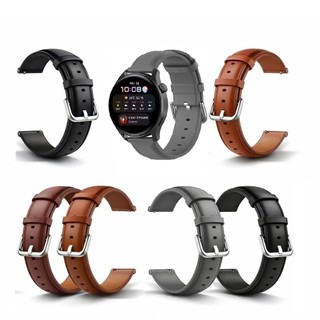 【真皮錶帶】適用 華米 Amazfit Bip Max A2568 手錶 錶帶寬度 22mm 快拆 皮腕帶 透氣
