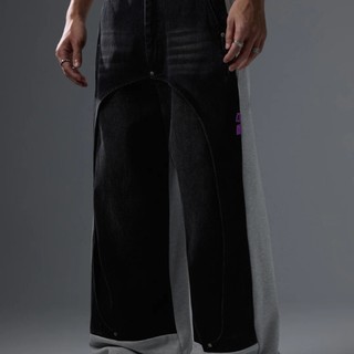 NEISH Mirror Denim Trousers: Remake | Washed Black
