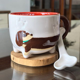 ♡ 中國限定 星巴克 STARBUCKS 爪爪天地系列小狗臘腸犬陶瓷馬克杯不銹鋼保溫杯桌面杯水杯水壺杯子