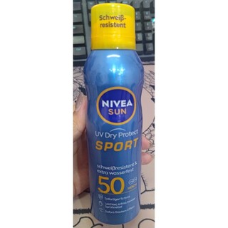 德國 Germany NIVEA 妮維雅 的 UV Dry Protect Sport 防曬噴霧 SPF 50