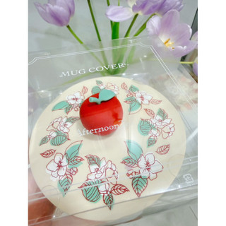 Afternoon Tea 可愛 蘋果 馬克杯蓋 矽橡膠蓋 杯蓋