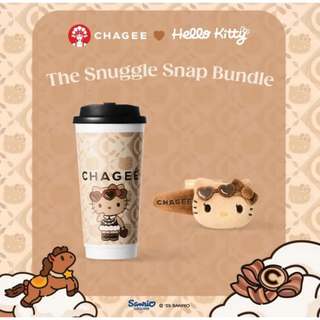 現貨 霸王茶姬CHAGEE × Hello Kitty 聯名限定髮夾/包包