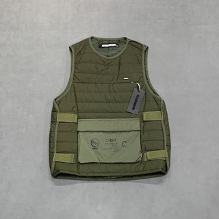 工工買取｜NEIGHBORHOOD Puff / N-Vest 軍綠 鋪棉 羽絨背心 戰術背心