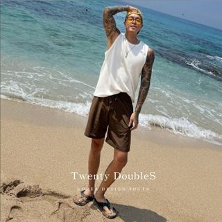 【20ss select】韓系 夏季涼感休閒短褲 短褲 短褲男 海灘褲 涼感短褲 夏季短褲 男生短褲 女生短褲 運動短褲