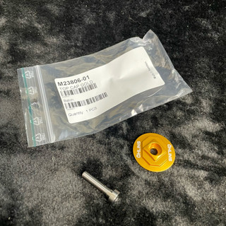 【公路車手】Öhlins 金色版龍頭上蓋｜1-1/8" Ahead Top Cap｜附固定螺絲｜自行車龍頭上蓋