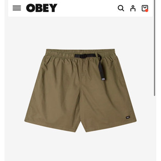 OBEY EASY TRAIL SHORT短褲 潮流 腰帶設計 戶外正品代購 滑板老牌